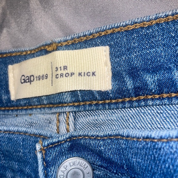 GAP 1969 Crop Kick Jeans Size 31 - Picture 4 of 6